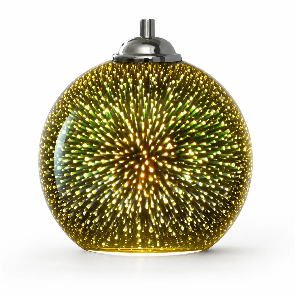 3D Fireworks Glass & Metal Pendant Light – lifestyle view
