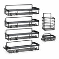 Drill-Free Self-Adhesive Rust-Resistant Shower Shelf Set (5 Shelves) – lifestyle view