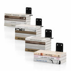 Invisible Iron Floating Bookshelf (Wall Mount) – detail view