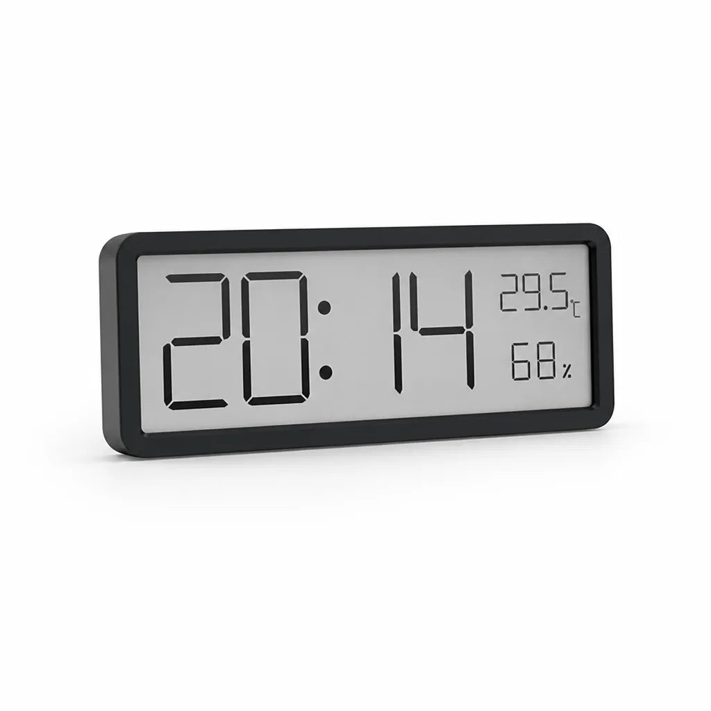 Large LCD Temperature & Humidity Alarm Clock – lifestyle view