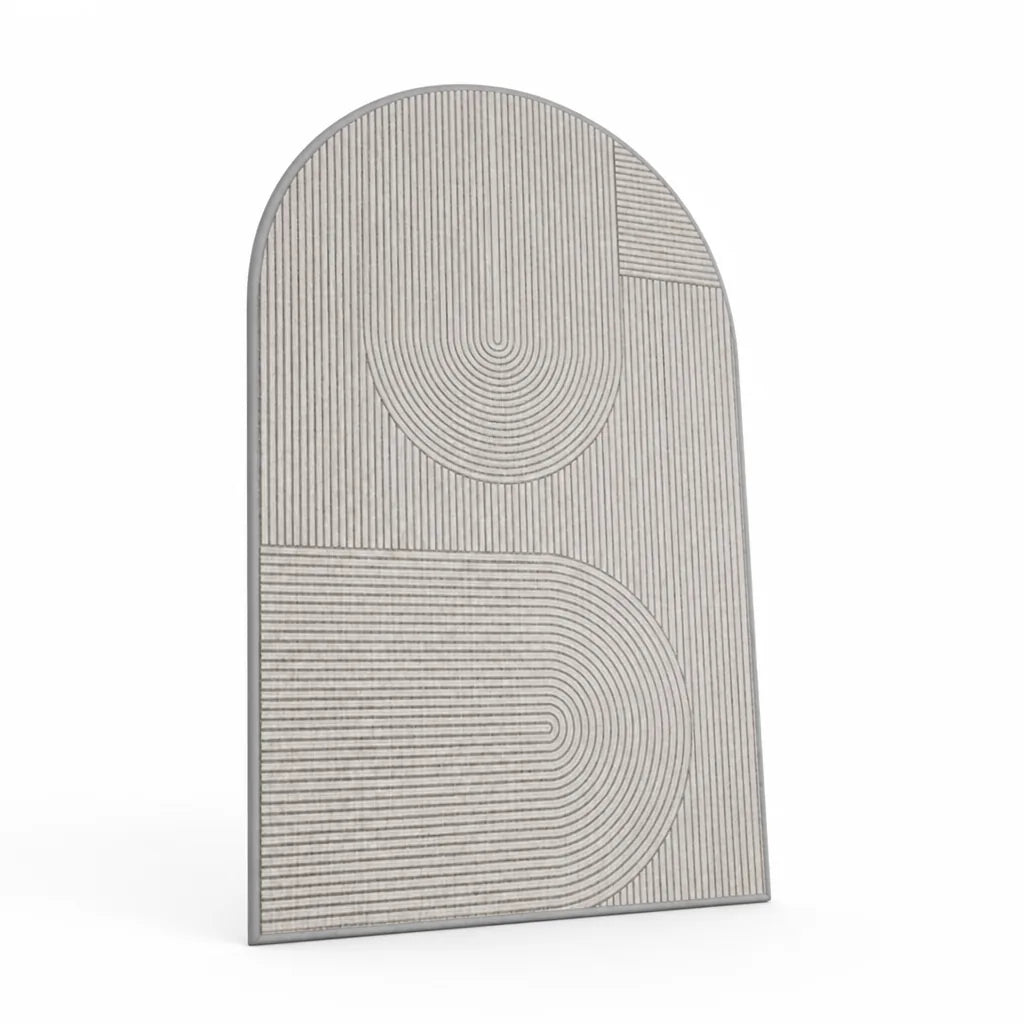 Non-Slip Polyester Office Chair Floor Mat – front view