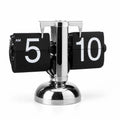 Retro Silent Quartz & Metal Frame Flip Clock – lifestyle view