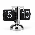 Retro Silent Quartz & Metal Frame Flip Clock – lifestyle view