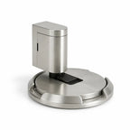 Self-Locking Solid Brass Door Stopper – close-up view