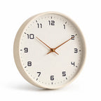 Silent Sweep Solid Wood Wall Clock (25x25 & 30x30 cm) – close-up view