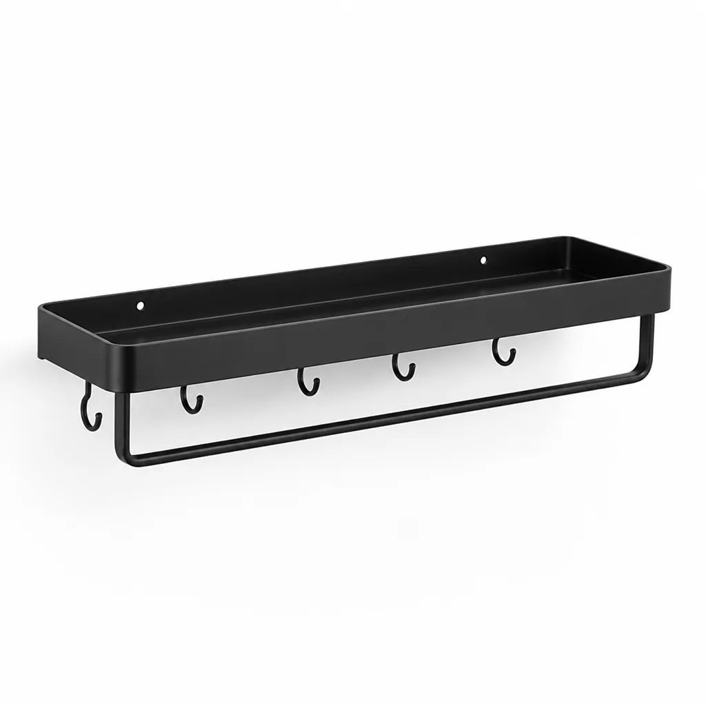 Space-Grade Aluminum Wall-Mounted Bathroom Shelf (Includes Mounting Hardware) – front view