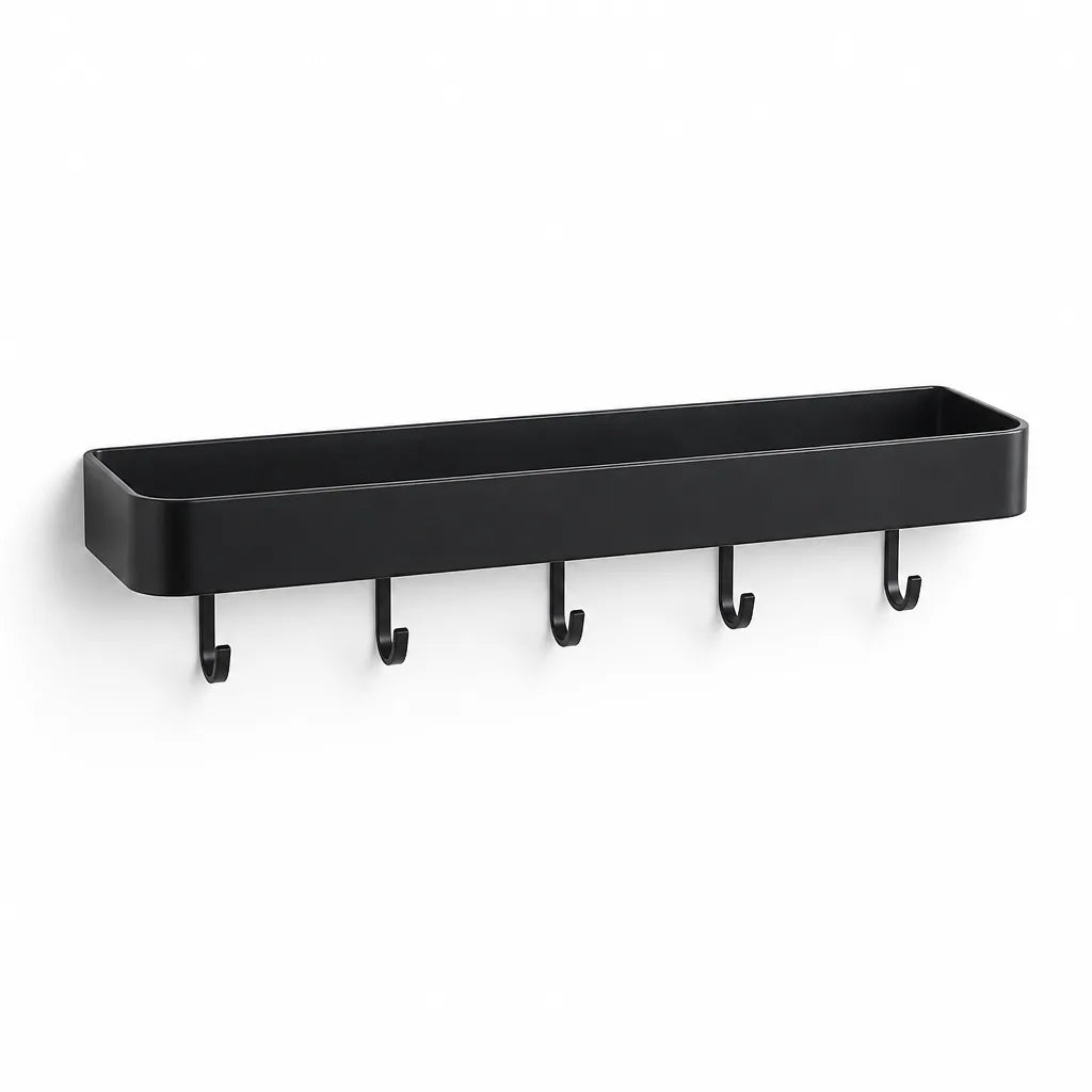Space-Grade Aluminum Wall-Mounted Bathroom Shelf (Includes Mounting Hardware) – side view