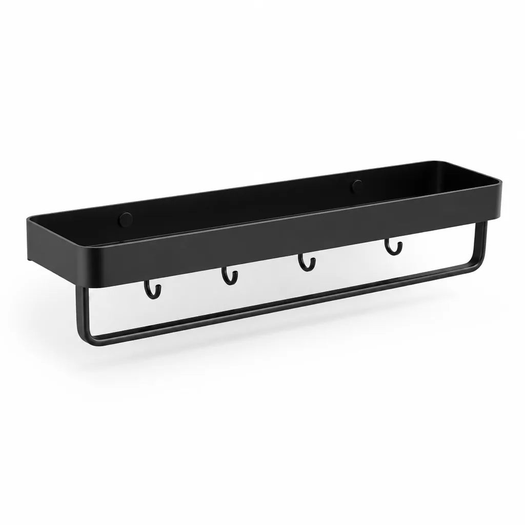 Space-Grade Aluminum Wall-Mounted Bathroom Shelf (Includes Mounting Hardware) – front view