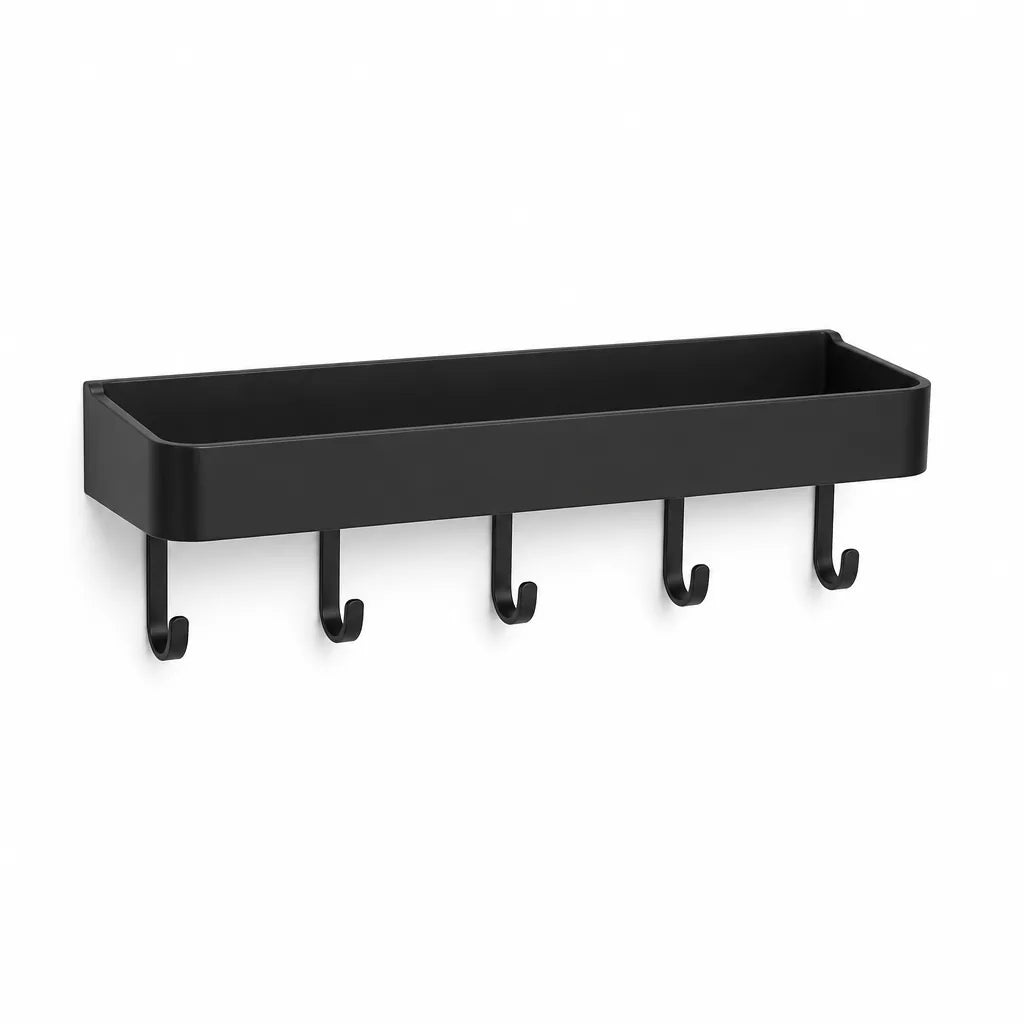 Space-Grade Aluminum Wall-Mounted Bathroom Shelf (Includes Mounting Hardware) – close-up view