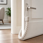 Weighted Braided Cotton-Blend Door Stopper (Set of 2) – front view