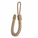 Weighted Braided Cotton-Blend Door Stopper (Set of 2) – side view