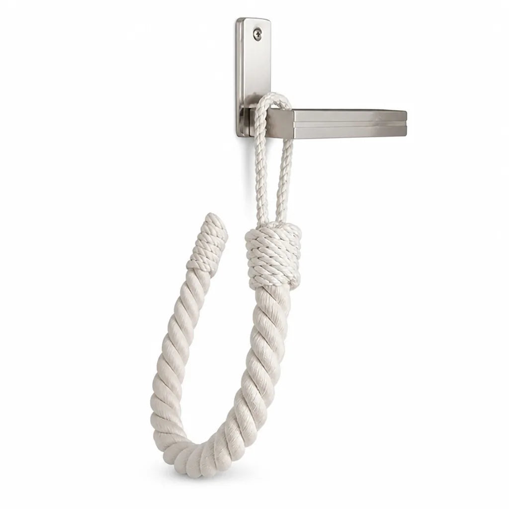 Weighted Braided Cotton-Blend Door Stopper (Set of 2) – front view